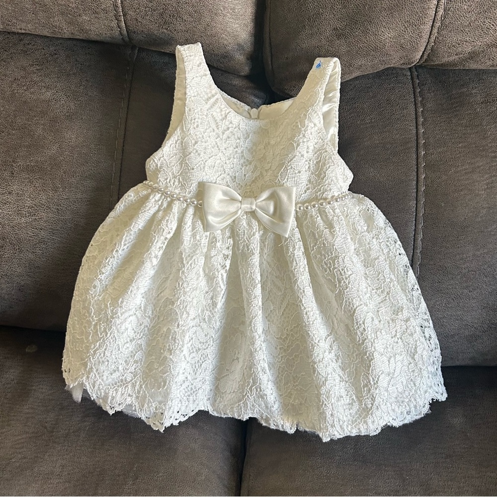 AMERICAN PRINCESS WHITE DRESS BABY